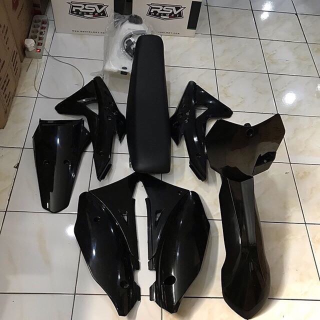Jual body set gordon hitam full pnp klx dtracker Shopee Indonesia