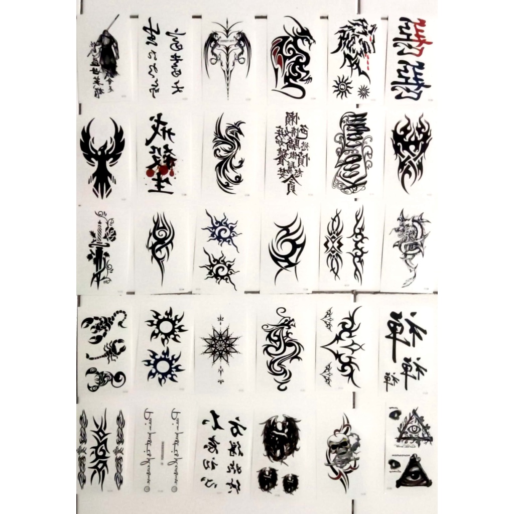 TP005 TATTO TEMPORARY TATO TEMPORER ECER 1 PCS ANTI AIR UNTUK EVENT STICKER KULIT HALLOWEEN ACARA PERKUMPULAN WATER RESIST 3 SAMPAI 5 HARI