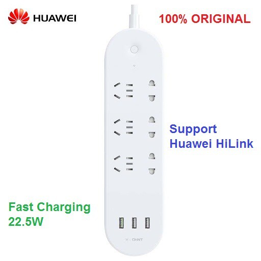 Stop kontak HUAWEI HiLink Chint Smart Power Strip Fast Charging 22.5W