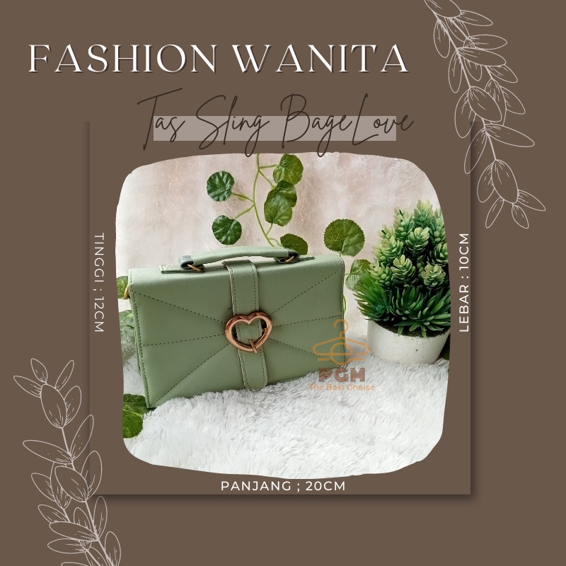 Tas Selempang Wanita Slingbag LOVE | Tas ootd Tas Murah Slingbag Wanita Murah Bisa Cod