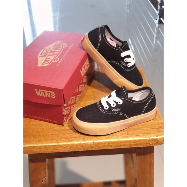 SEPATU ANAK VANS AUTHENTIC HITAM GUM PREMIUM HIGH QUALITY SEPATU ANAK LAKI LAKI