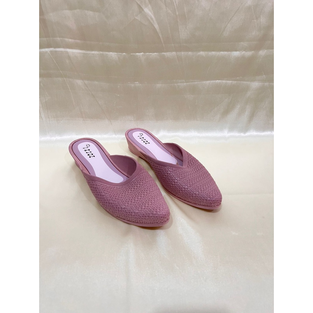 IR-603 Sandal Selop Karet Wanita / Sepatu Selop Wanita Merek Irsoe Ukuran 36-40