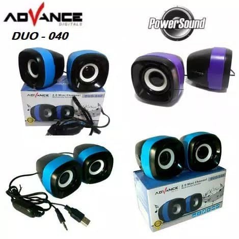 Speaker Advance DUO-040 Multimedia Salon Aktif DUO 040 2.0 Mini