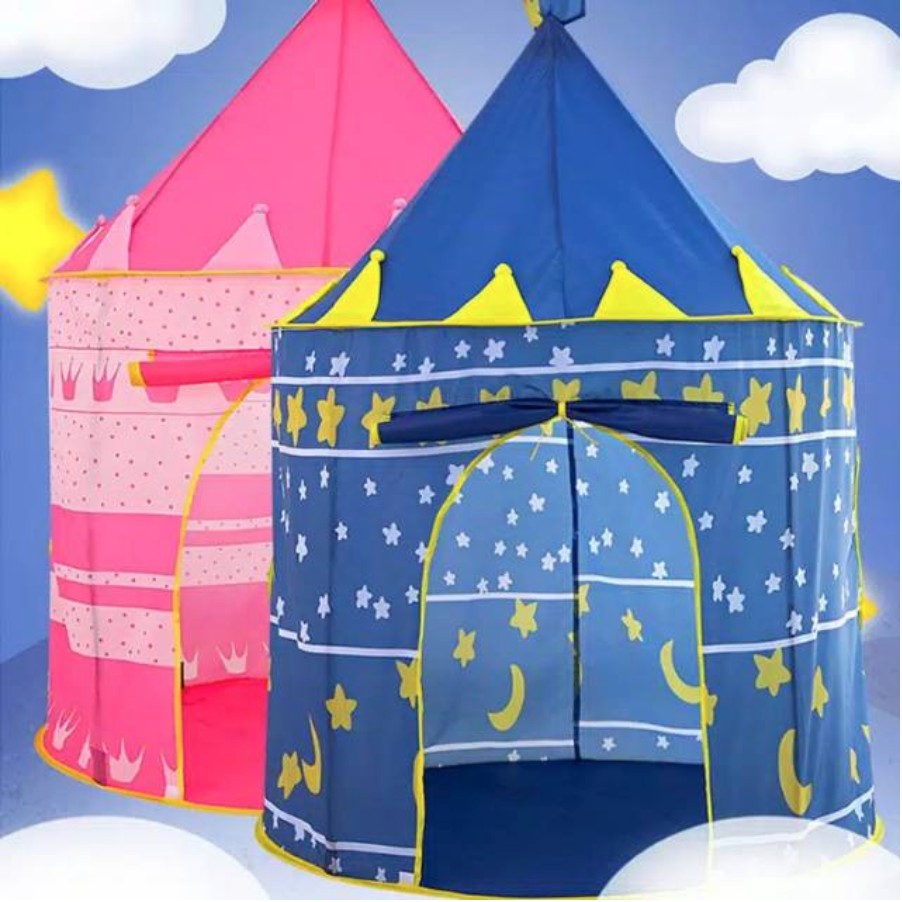 Tenda Istana Anak Bermain Camping Indoor Outdoor / Tenda Camping Castle Anak JUMBO / Tenda Praktis-RANDOM Tent CASTLE