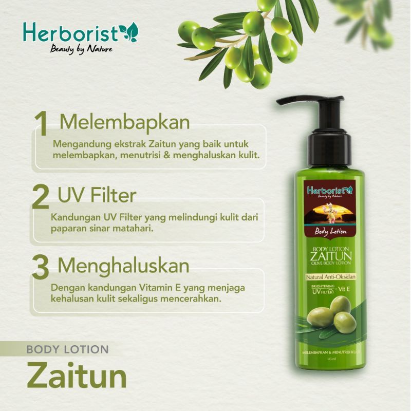 Herborist Body Lotion Zaitun Olive Body Lotion