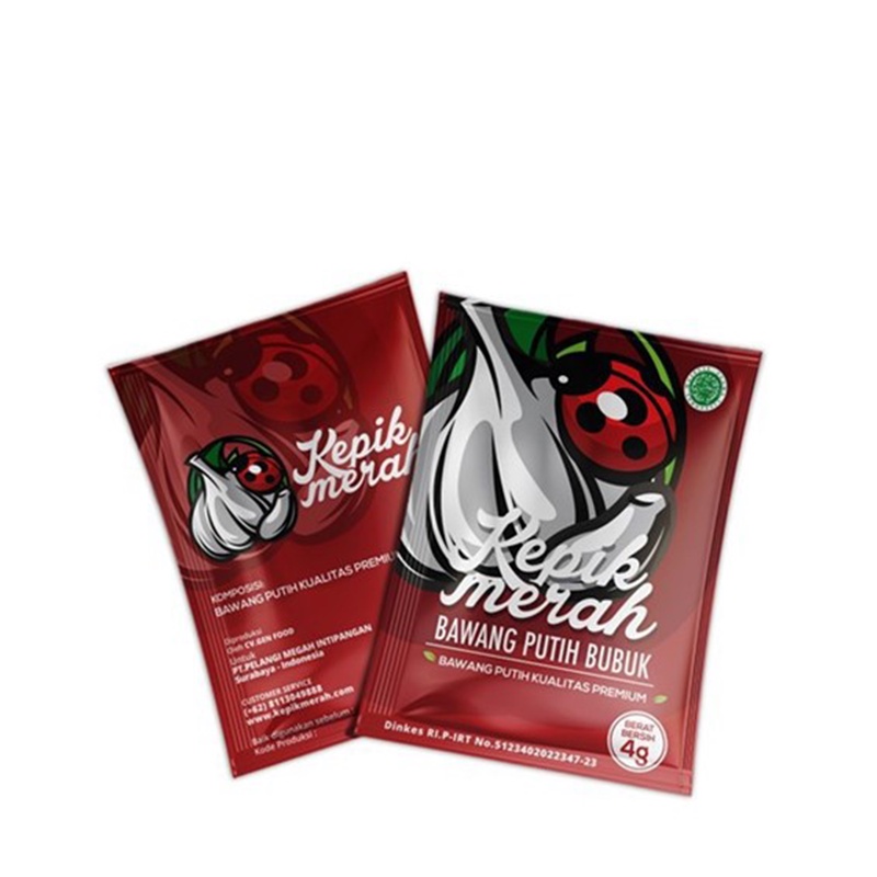 Kepik Merah Bawang Putih Bubuk 12 x 4 gr