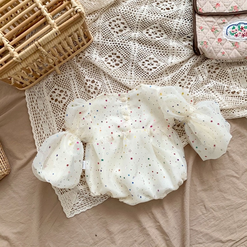 Twinkle star romper bayi perempuan/ baju pesta