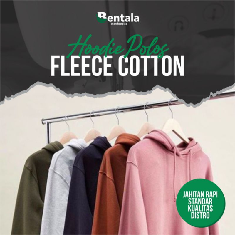 HOODIE POLOS FLEECE COTTON