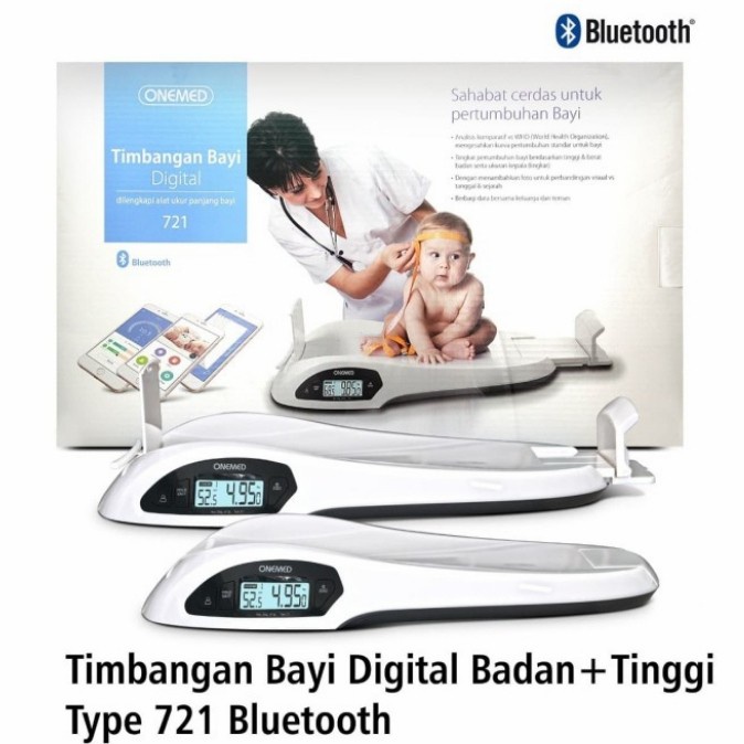 TIMBANGAN BAYI DIGITAL ONEMED 721 BLUETOOTH BABY SCALE ONEMED