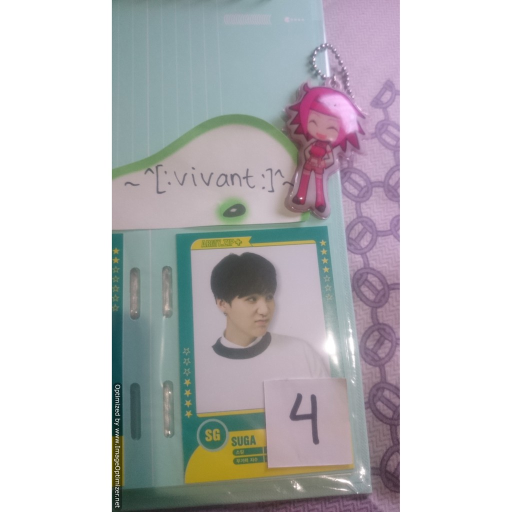 BTS - 3rd MUSTER Player Card - Suga