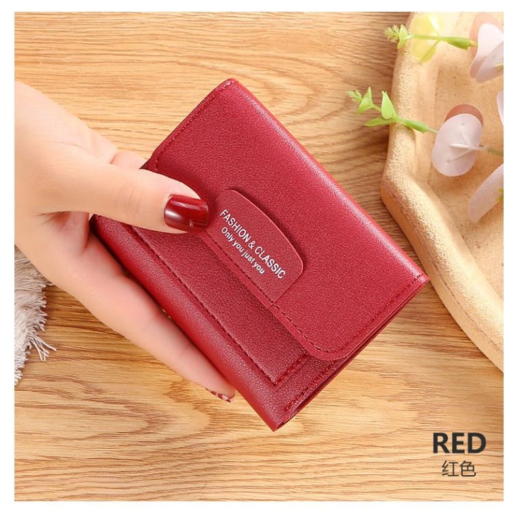 (COD) Dompet Lipat Wanita Style Fashion Korea Folding Wallet  MALL SHOPPING