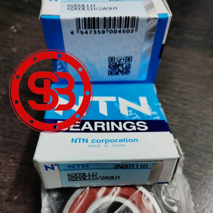 Bearing 6203 2RS NTN / LLU / 6203 2RS C3 NTN JAPAN ORIGINAL