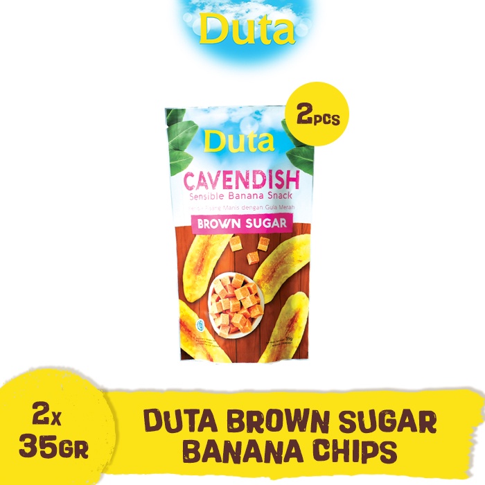 Jual Duta Brown Sugar Banana Chips 35gr x 2 pcs Shopee Indonesia