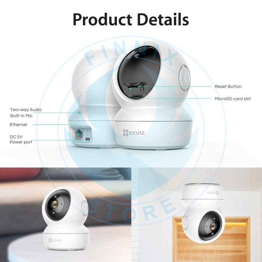 EZVIZ C6N 1080P 2MP / 4MP Dome Smart Wireless IP Camera CCTV GARANSI RESMI