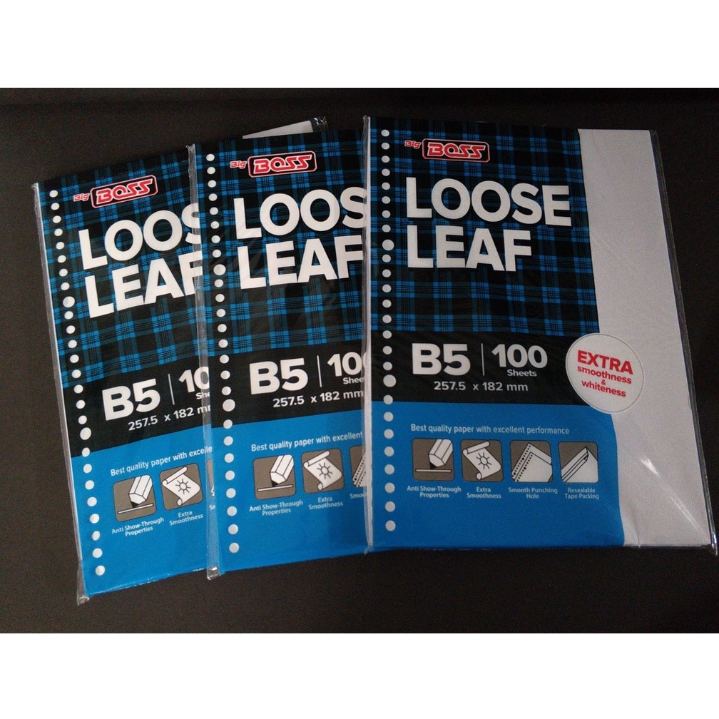 

Big Boss Loose Leaf B5 100 Polos