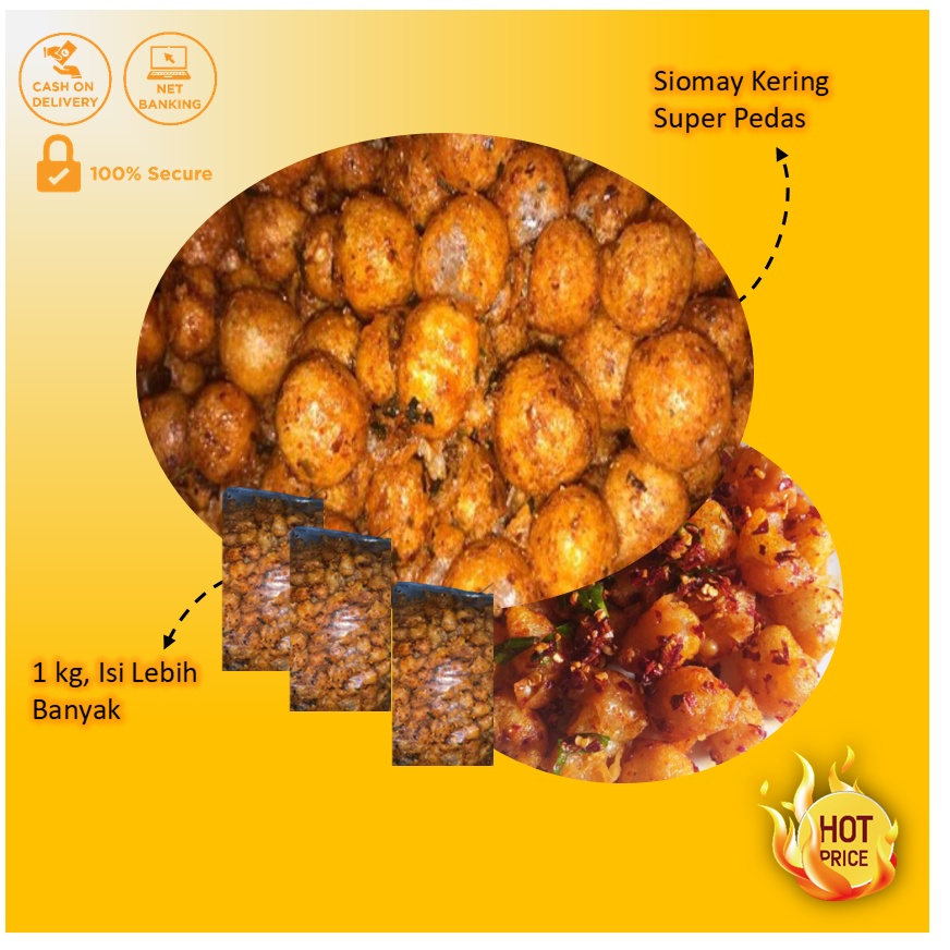 

Siomay Kering Pedas Daun Jeruk Krenyes Krenyes Gurih - Siomay Kering Kiloan Pedas Renyah