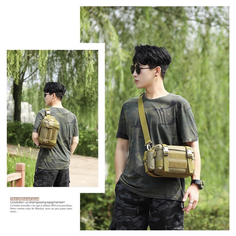 Tas Selempang Pria Slingbag Slempang Tactical Army 6035