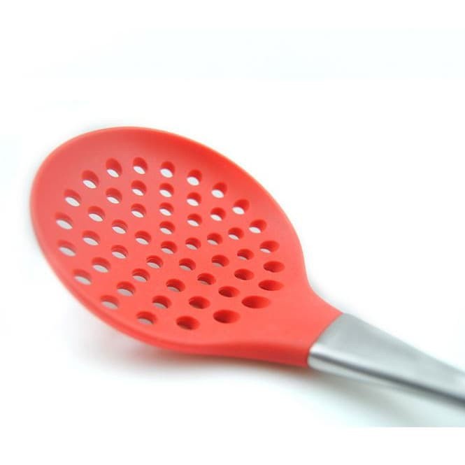 Colander Spatula Silicone Stainless Premium Sodet Sutil Food Grade