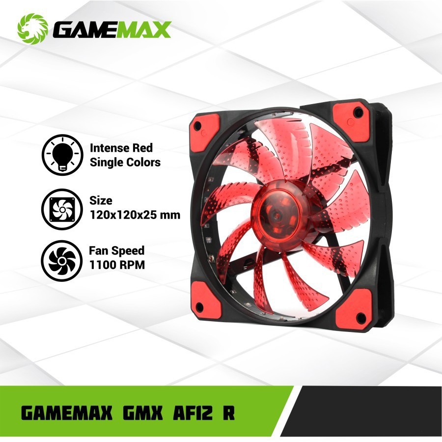 Fan Casing CPU Gamemax GMX AF12 Cooling Fan