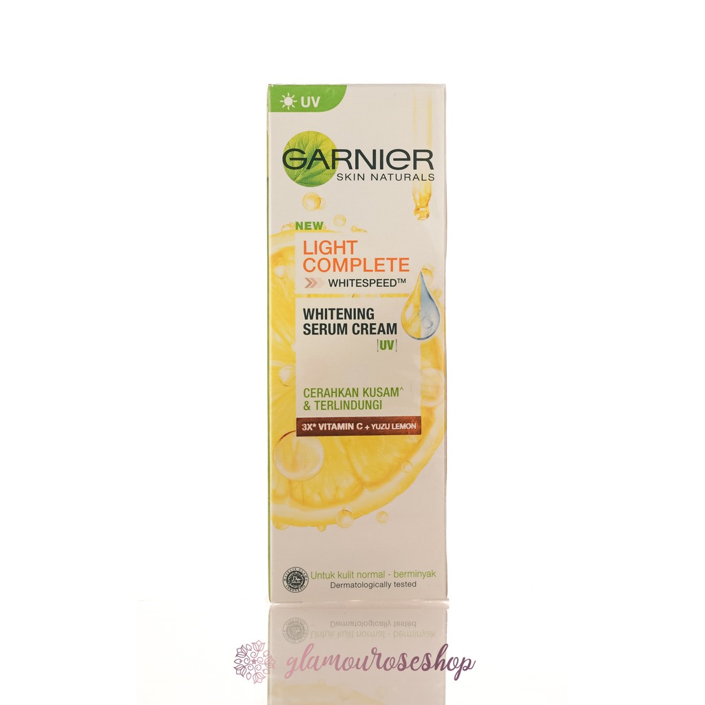 ❤️Glamouroseshop❤️ Garnier Light Complete Whitening Serum Cream SPF 36 Vit C + YUZU 20 ml