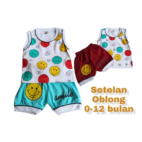 Setelan Baju Anak Oblong Sehari Hari