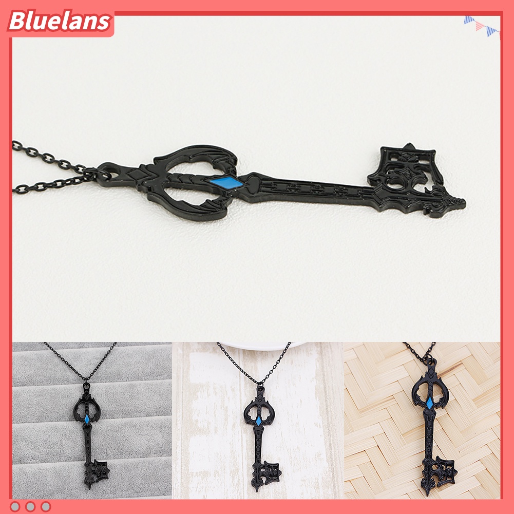 Bluelans Kalung Liontin Anime Kingdom Hearts Oblivion Keyblade Untuk Pria Dan Wanita