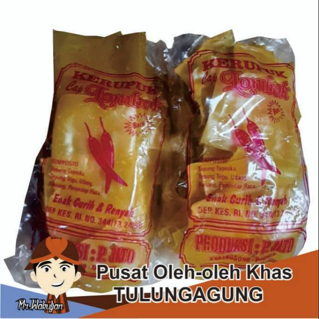 

Krecek Kerupuk Cap Lombok 180gr Khas Tulungagung