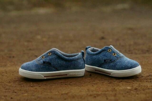 Sepatu Anak Decks Kids Volga Dark Blue Wash Casual Original