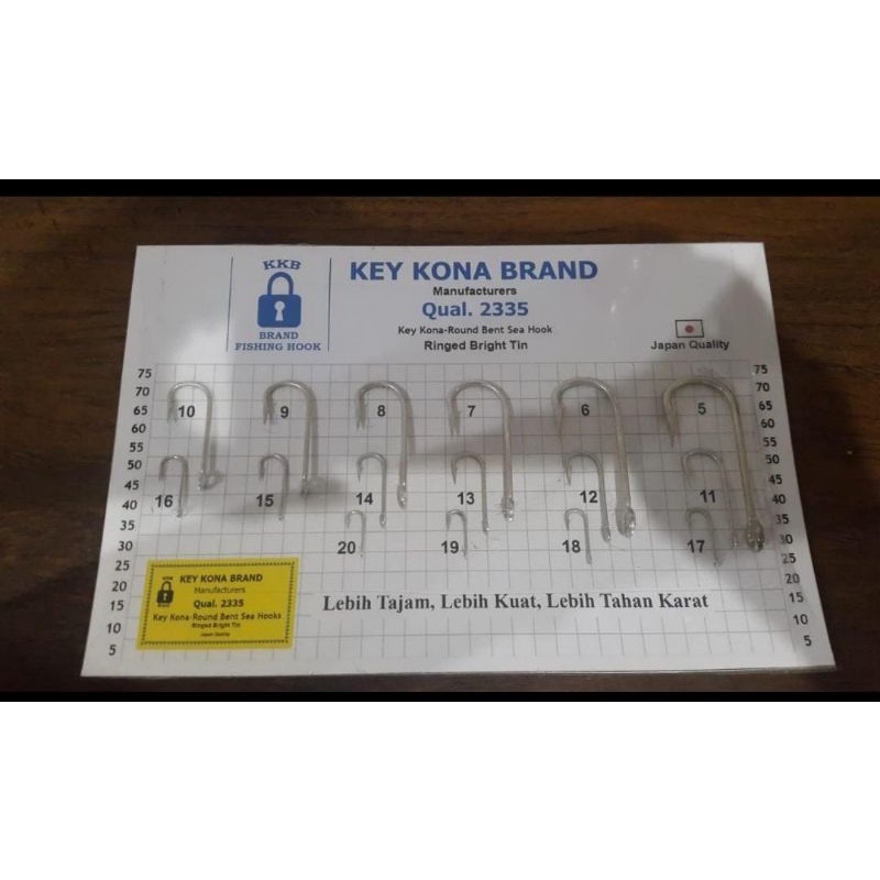 Kail Pancing KKB Key Kona Brand Ringed 2335/Kail Cap Kunci