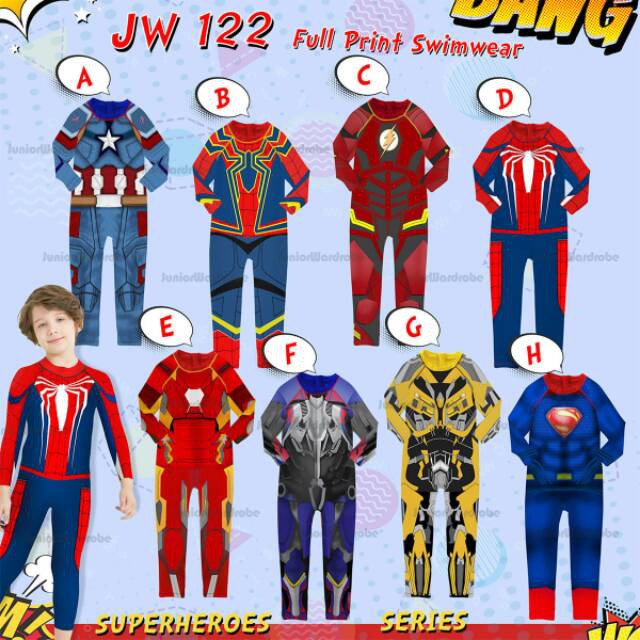 Baju Renang Anak Laki Junior Wardrobe/ Swimwear Anak Laki JW 122 KIDS Import