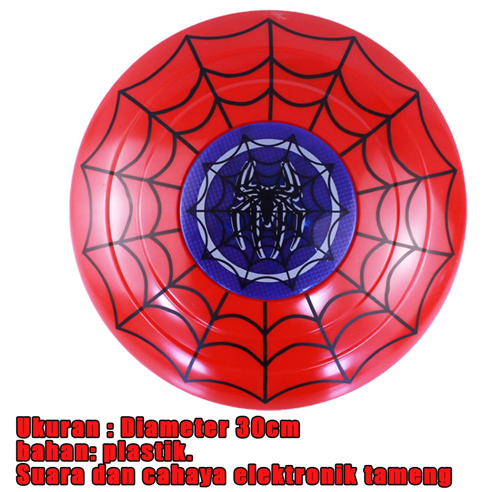 Spiderman Accessories: cosplay Toys mask, Shield, telescopic stick, cloak, card launcher