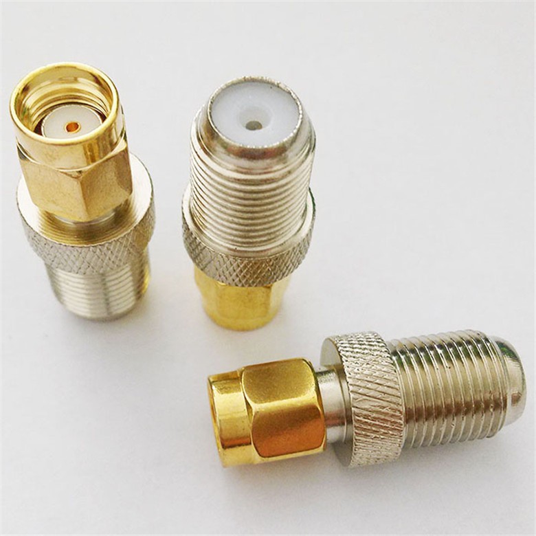 100pcs Lot Adapter Jack Konektor F Female Ke Rp Sma Male Rf Coaxial Rp Sma Shopee Indonesia