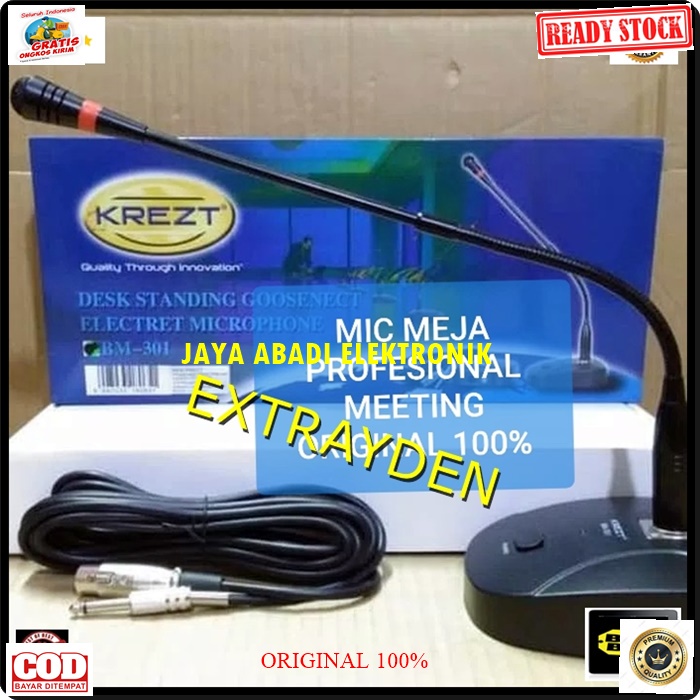 G172 KREZT MIC MEJA KABEL CONDENSOR MIMBAR PODIUM MICROPHONE BISA UNTUK MENGISI ACARA MEETING CERAMAH PIDATO DLL KHUALITAS SUARA JERNIH DAN SENSITIF PRAKTIS DAN BISA UNTUK SEGALA JENIS AUDIO PRODUK BERKHUALITAS HARGA TERJANGKAU