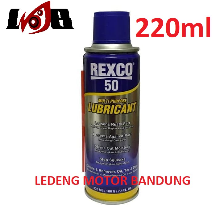 Rexco 50 220ml Penetrant Pelumas Anti Karat Multi Purpose Lubricant