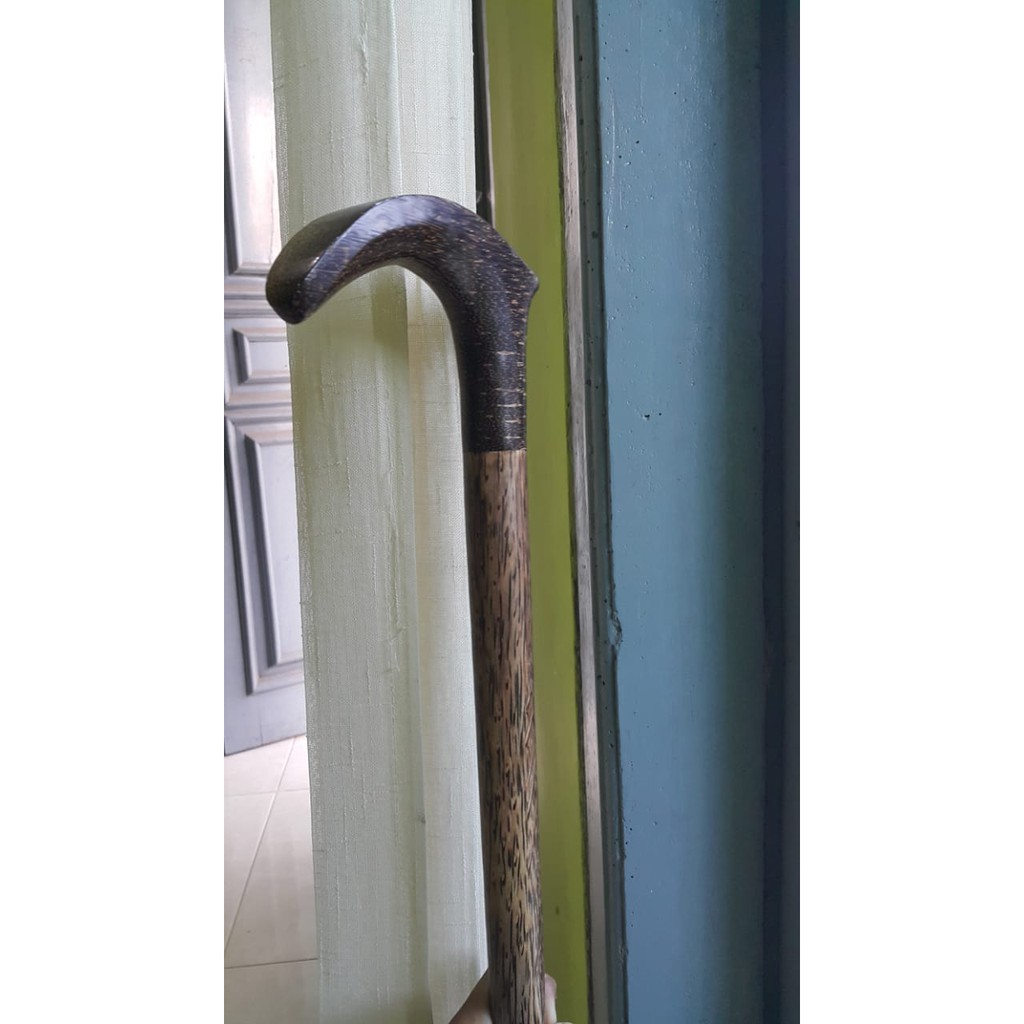 tongkat jalan kayu AREN LANANG / TONGKAT / Tongkat jalan KAYU / Tongkat bantu jalan KAYU aren lanang