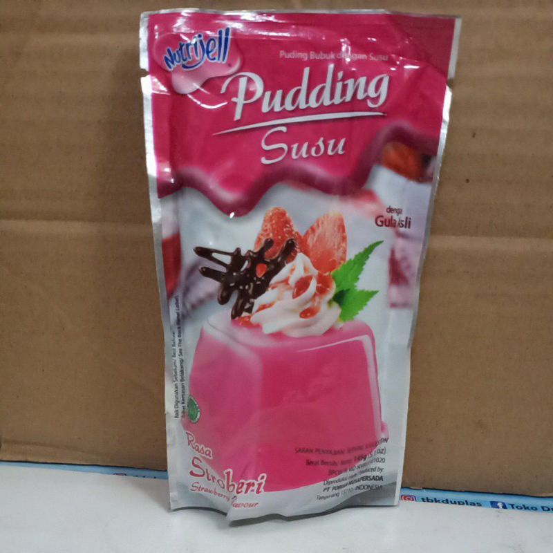 

NUTRIJELL Pudding Susu Rasa Stroberi / Puding Strawberry 145 gr