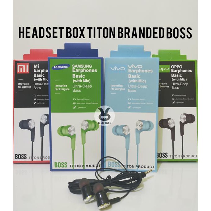 

Headset Packaging Box Merk Titon Boss