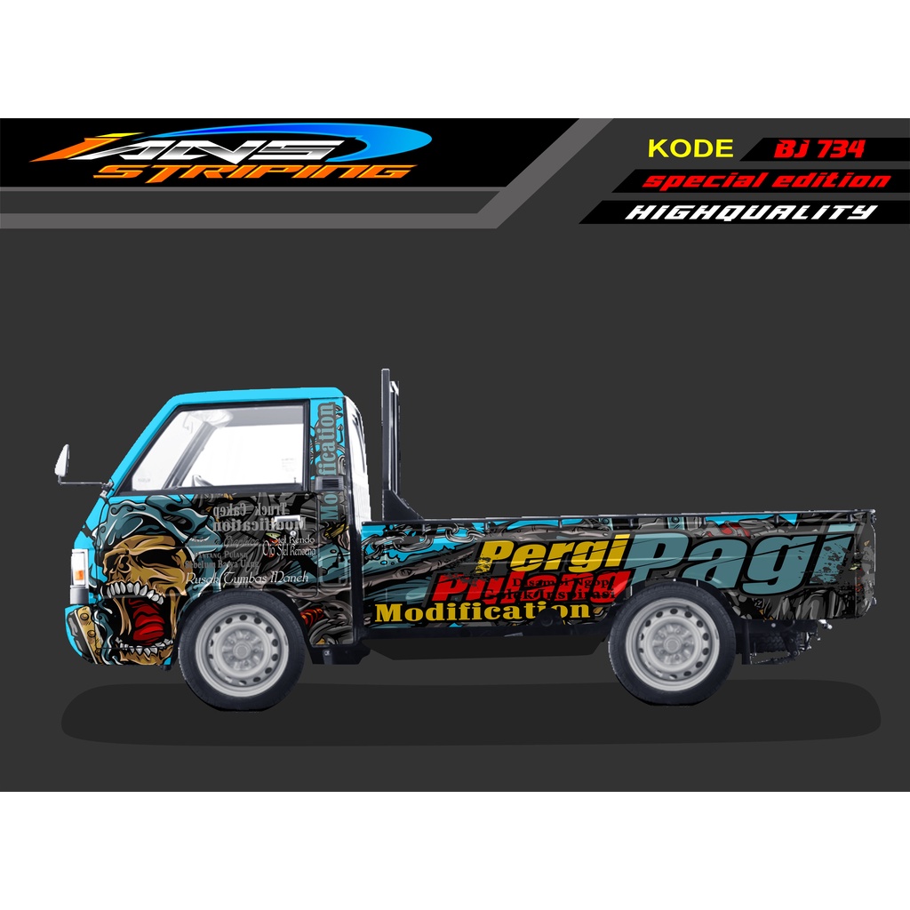 STIKER MOBIL PICK UP GRANMAX , CARRY , L300 / DECAL PICK UP / DECAL GRANMAX / DECAL STICKER MOBIL