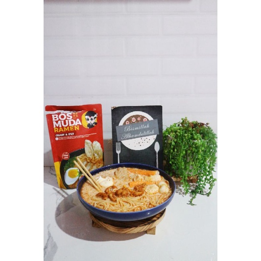 

paket reseller ramen bos muda original creamy spicy
