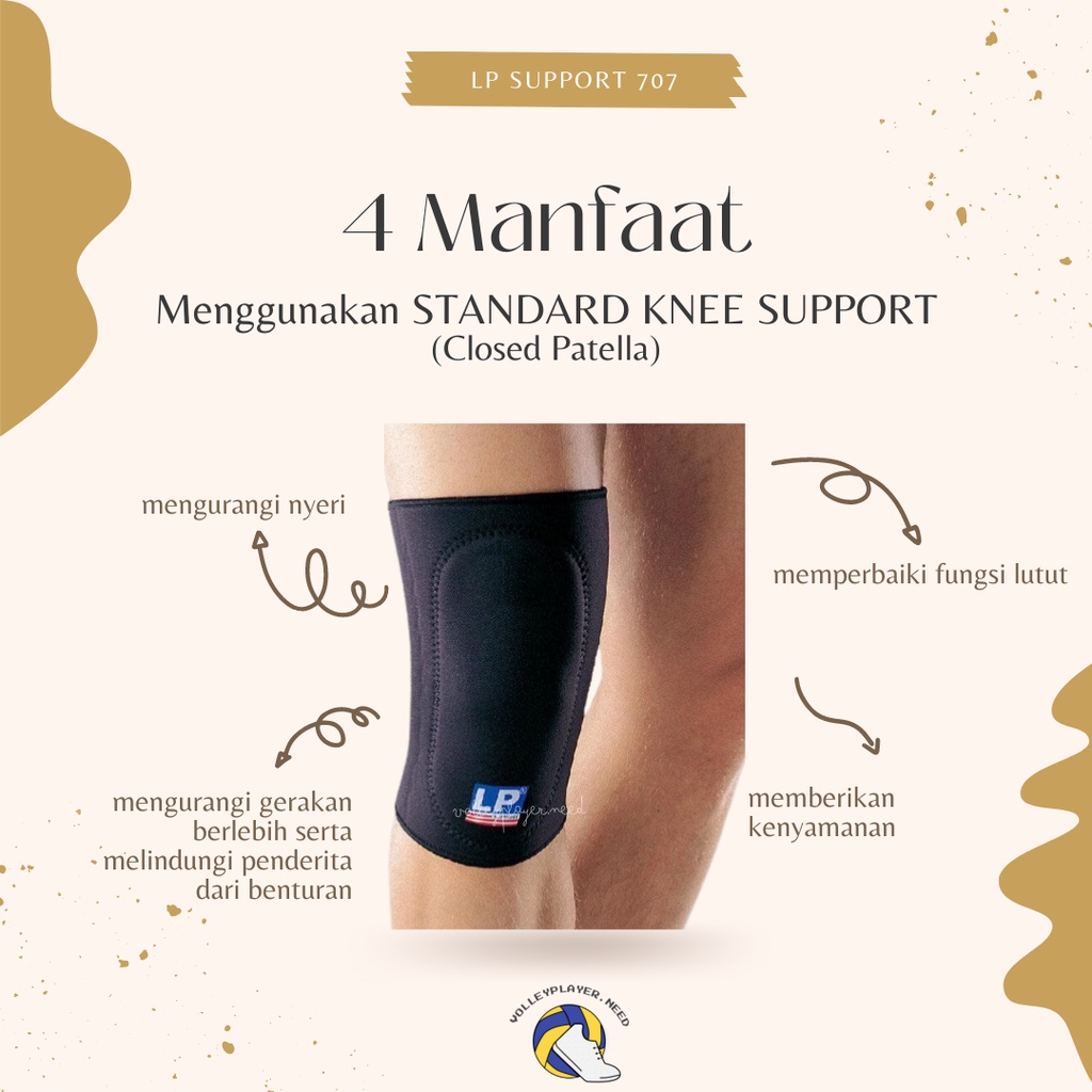 LP 707 - STANDARD KNEE SUPPORT
