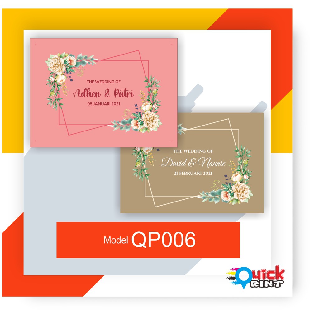 

Custom Guest Book / Buku Tamu Pernikahan MODEL_QP006