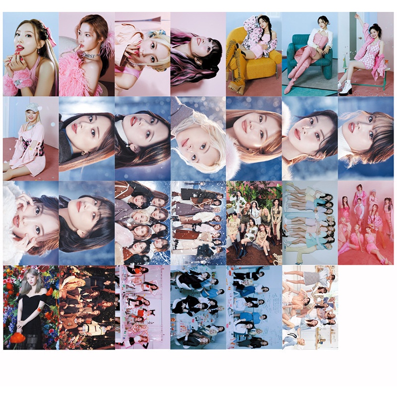 55pcs/box TWICE Photocards Formula of Love: O+T=&lt;3 Album LOMO Card Sana Momo Postcard ((In STOCK) Kpop fan)