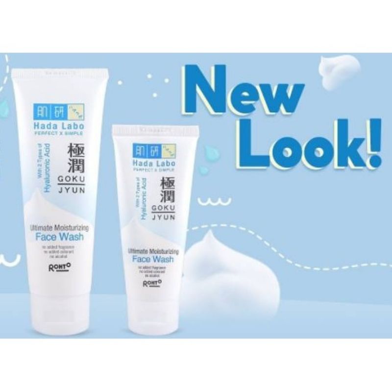 HADA LABO GOKUJYUN Ultimate Moisturizing Face Wash 50g 100g