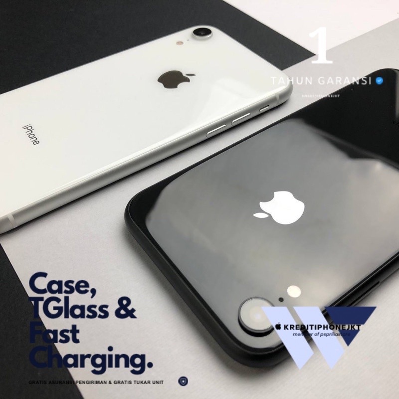 PROMO TERBATAS IPHONE XR 64GB/128GB FULLSET - GARANSI 1TAHUN-1