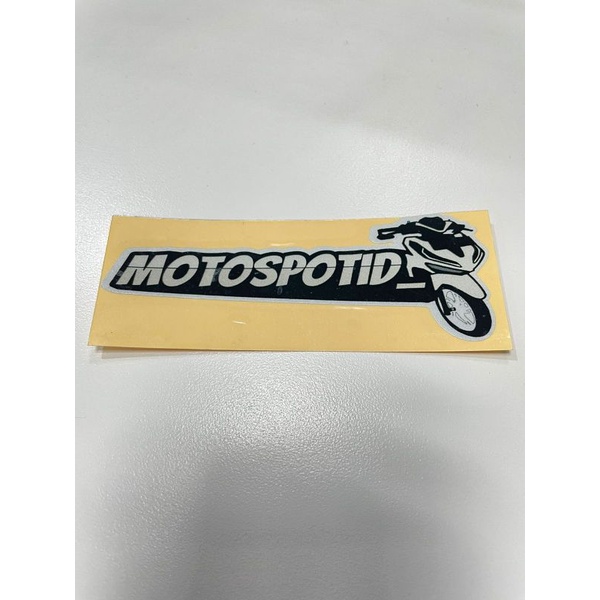 

Sticker motor/mobil MotospotID