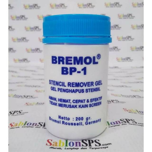 Penghapus Obat Afdruk Sablon BREMOL BP- 1 200gr (REMOVER GEL)