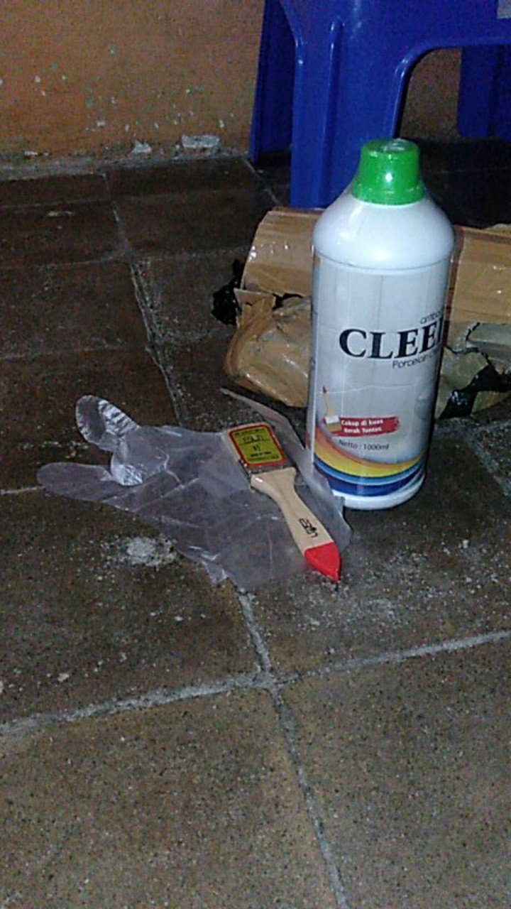 Cleer 1000ml 1oo% Extra Ampuh.! Hanya Dikuas Kerak Bandel Dilibaz! Promo Gratis Kuas & Sarung Tangan