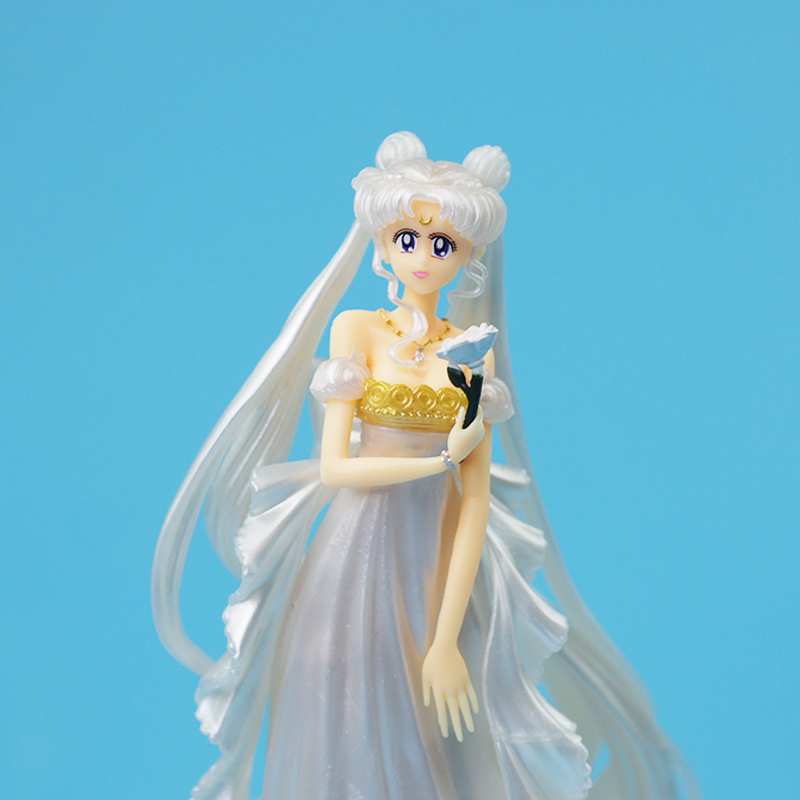 15cm Sailor Moon Tsukino Usagi Gaun Pengantin Tokoh Anime Mainan Boneka Dekorasi Kue