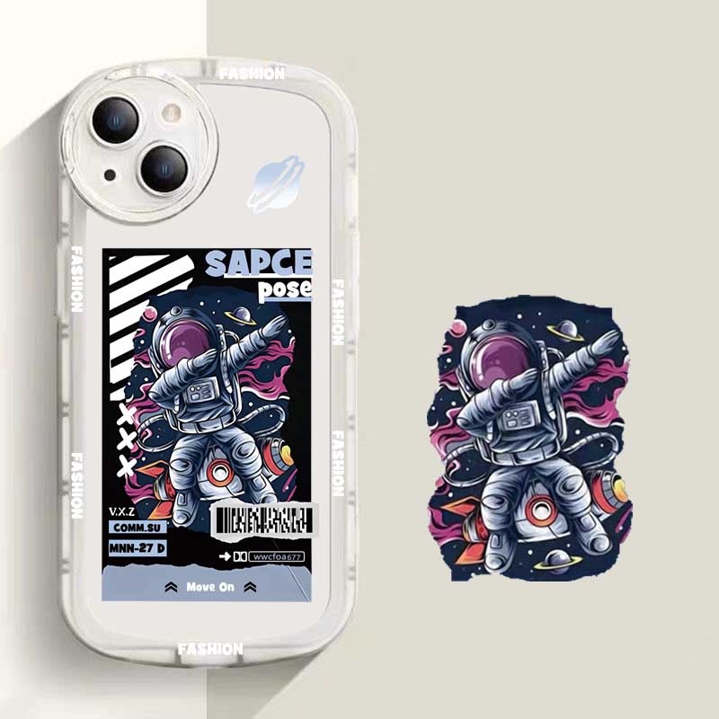 Soft Case Silikon Desain Astronot Untuk VIVO Y16 Y22 Y35 Y33S Y21T Y21S Y33S Y11 Y12 Y15 Y17 Y12S Y12A Y15S Y15A Y20S Y30 Y1 Y50I Y20S Y20S Y91C