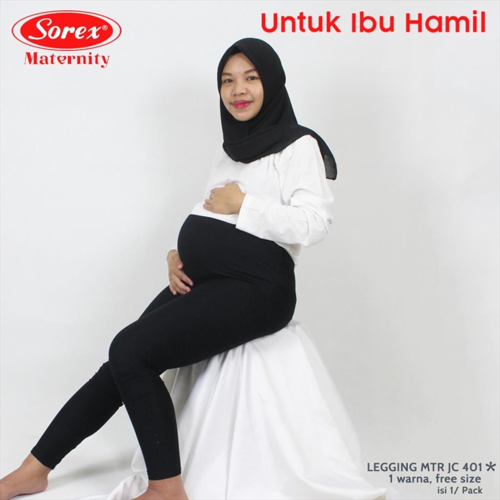 SOREX (1pcs) Celana Panjang Legging Hamil Kantor Freesize Big Size Bamboo 303 304 7004 401 402